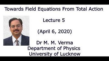 Classical Electrodynamics- Lecture5 by Prof. MM Verma, Physics Department, Lucknow University
