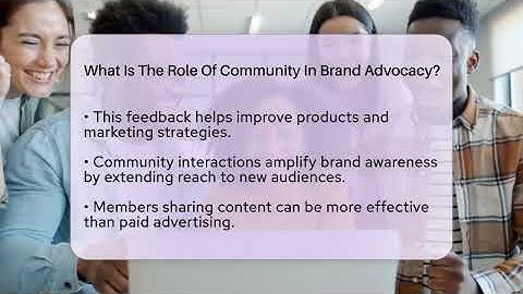 What Is The Role Of Community In Brand Advocacy? - Everyday-Networking