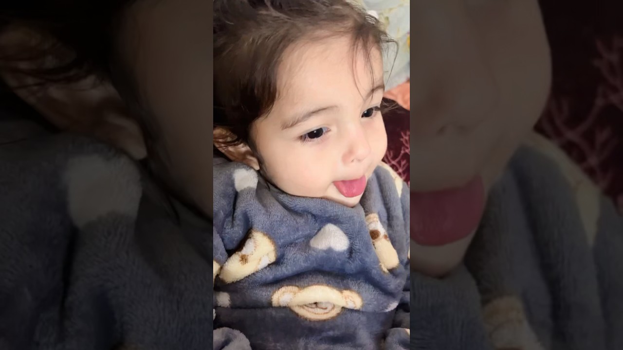 Baby find stylish way to say papa no mama only papa comedyvideos cute