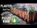 A Rustic Garden Planter Made From Warped Pallet Wood