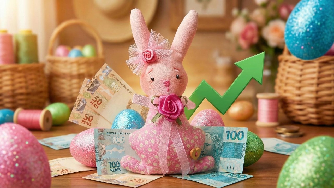 NÃO JOGUE FORA! Fiz essa Coelhinha 3 em 1 só com RETALHOS (Vende Muito!)