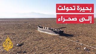 جفاف بحيرة هامون يتسبب بموجة نزوح في إيران