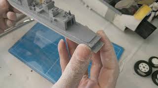 1/700 むらさめ作ります その7 base modeling