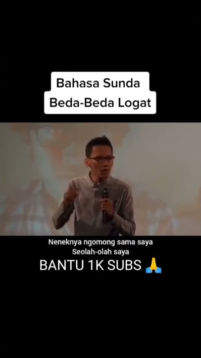 Bahasa Sunda Beda-Beda Logat - Part 3 #shorts #urangsunda #standupcomedy