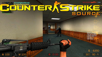 Counter-Strike: Source (2021) cs_office Multiplayer Gameplay