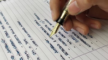 Sailor Naginata Togi Medium - Writing Sample (1911 Large Demonstrator)