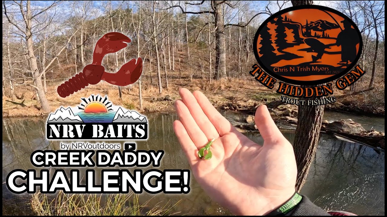 6 Fish Limit TROUT FISHING CHALLENGE w/ NRV Baits CREEK DADDY @ The Hidden  Gem Trout Stream Virginia 