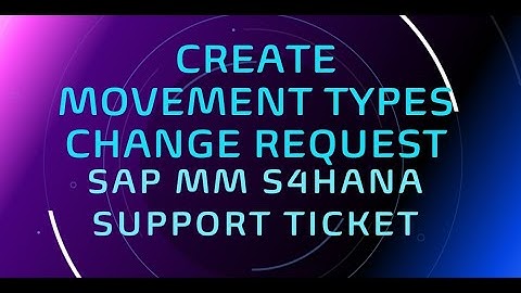 create movement types | create new movement type in sap mm | how to create movement type in sap mm