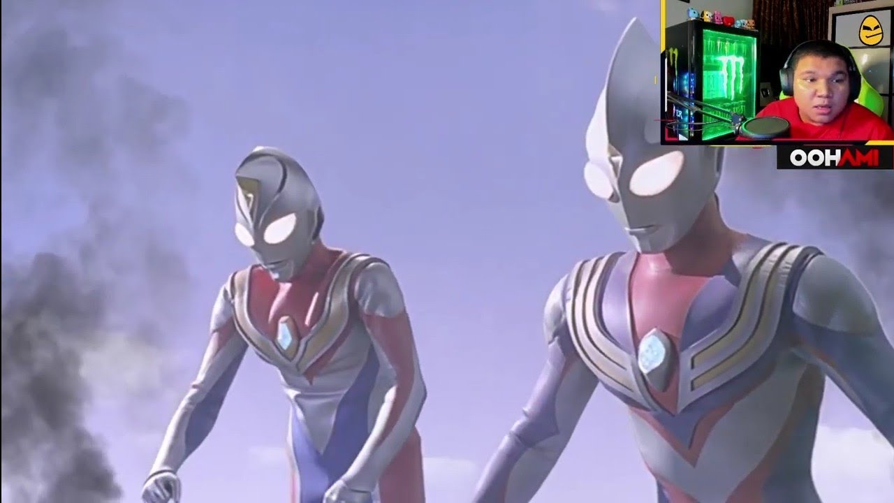 Oohami React Ultraman Tiga Ultraman Dyna Warriors Of The Star Of