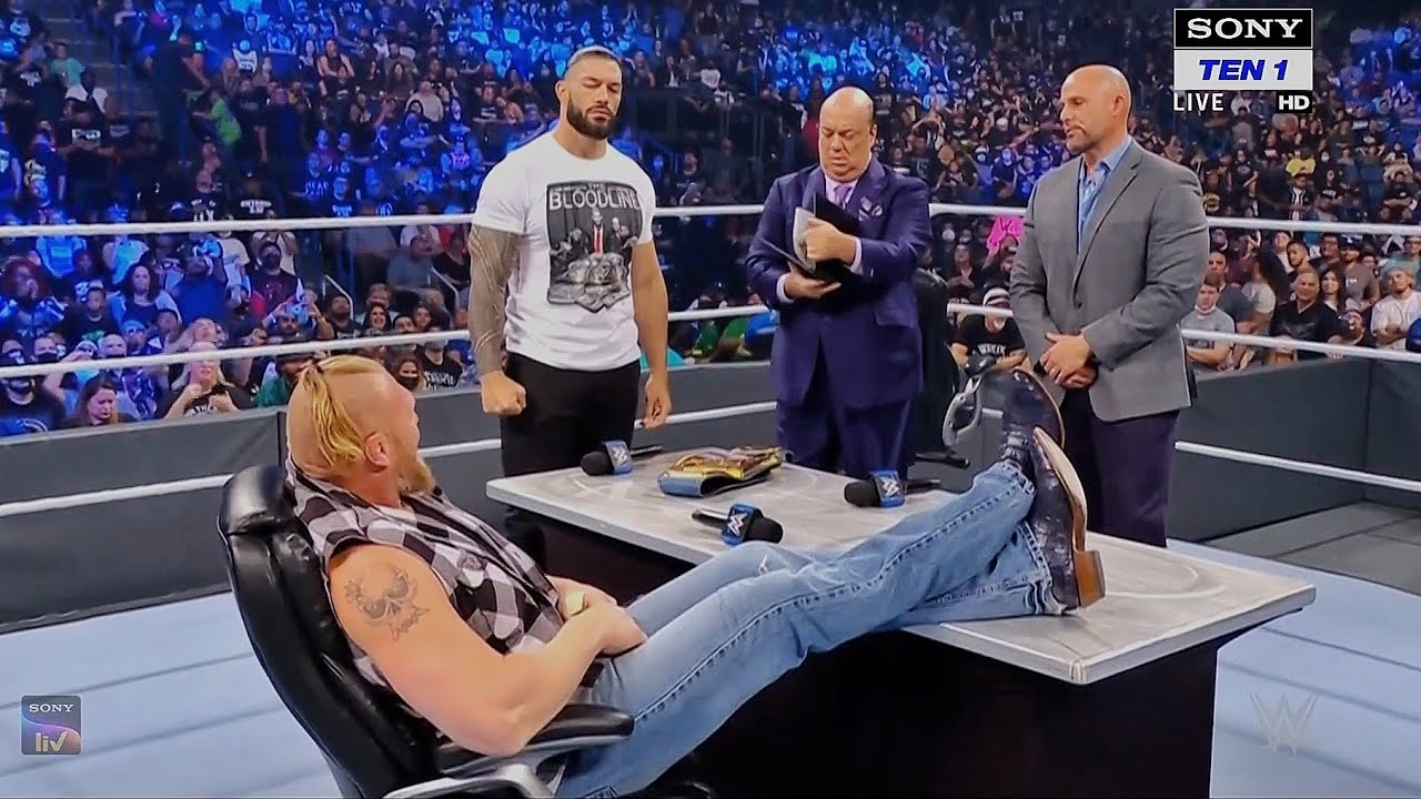 Roman Reigns & Brock Lesnar Contract Signing On Smackdown ~ Wwe Smackdown Highlights 15 October