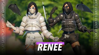 LEAKED “RENEE” SKIN GAMEPLAY!!! (REACTIVE!) (Moncler Skin) - Fortnite Battle Royale