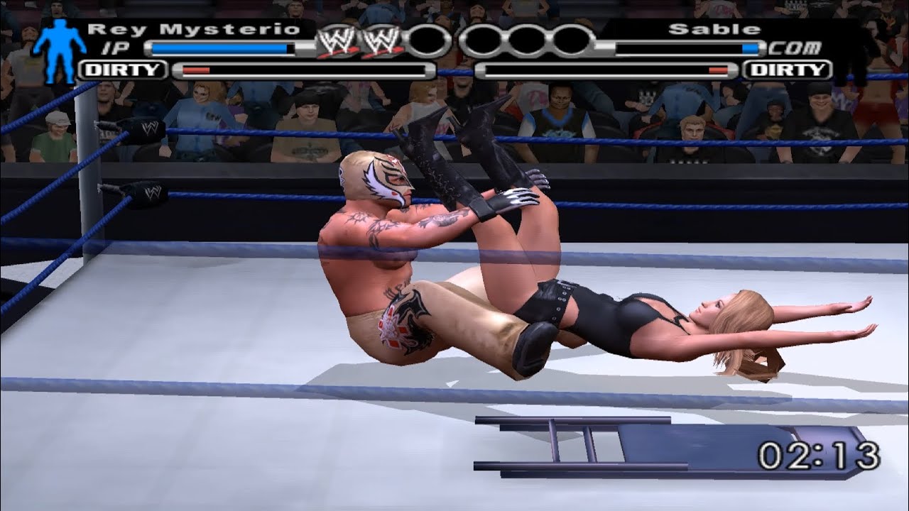 Sable vs rey mysterio full fight at SmackvsRaw 