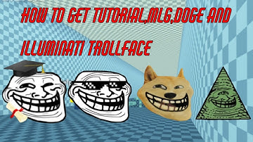 How To Get Tutorial,MLG,Doge And Illuminati Trollface In Find The Trollfaces.