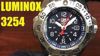 Luminox Navy SEAL 45mm Stainless Steel Divers Watch 3254
