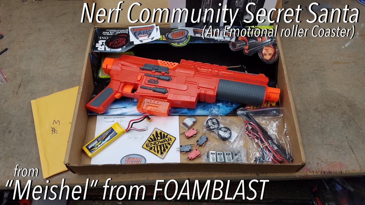 Nerf Community Secret Santa "Meishel" from FOAMBLAST YouTube