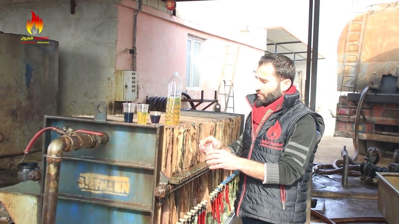 #شركة_العالمية_للبترول : جانب من مراحل معالجة #المازوت المحسن في #شركة_العالمية_للبترول