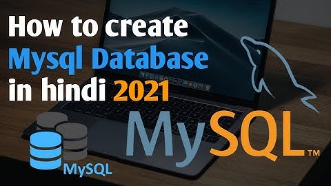 how to create database in mysql using xampp 2022
