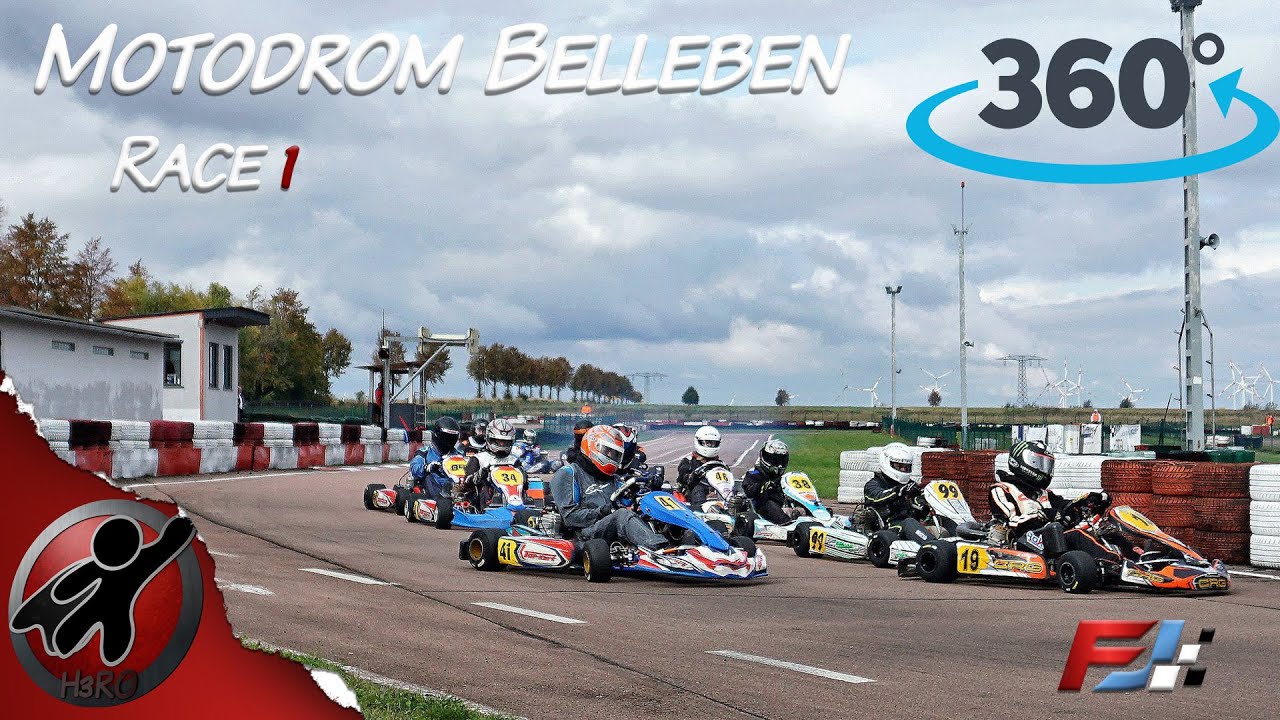 Kart Motodrom Belleben 05.10.2019 | 360° | Iame X30 Super | TopKart Twister | DNKM Rennen 1
