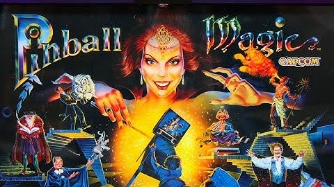 1995 Capcom PINBALL MAGIC Pinball machine In Action