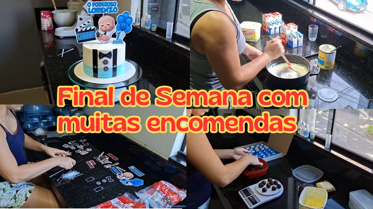 Encomendas de bolos, docinhos de festa, topos personalizados, recheios na minha confeitaria em casa