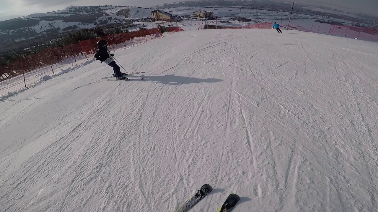 4 Ocak 2020, İbrahim ve Haluk Erdoğan Palandöken Sway Otel kayak pisti