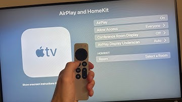 Apple TV: How to Turn On/Off AirPlay Conference Room Display Tutorial! (For Beginners)