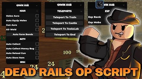 Roblox Dead Rails Script Qiwik Hub - Roblox Delta Script
