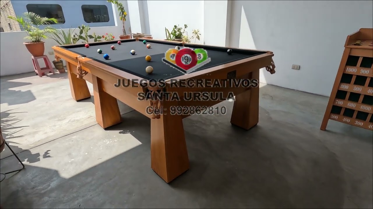 Mesa de billar modelo dante 1