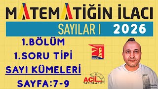 ACİL YAYINLARI MATEMATİĞİN İLACI SAYILAR 1 FASİKÜLÜ 2026 ACİL YAYINLARI