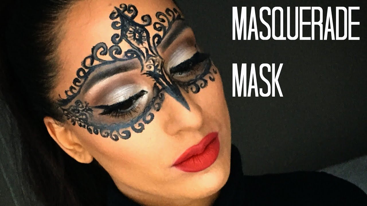 Diy Glam Masquerade Mask Using Only Eyeliner Diy Glam Masquerade Mask Using Only Eyeliner