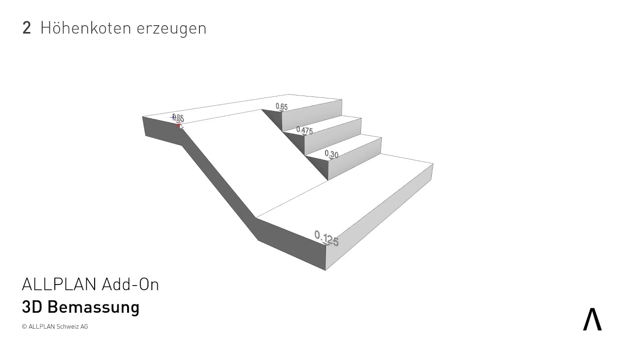 Allplan Add-On Bemassung - YouTube