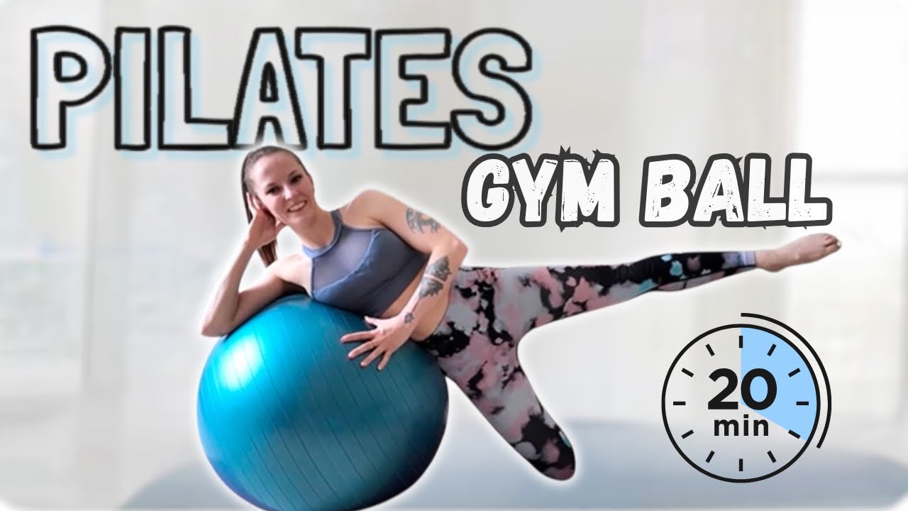 Pilates | 20 min renforcement complet avec gymball | Abdos, dos, fessiers
