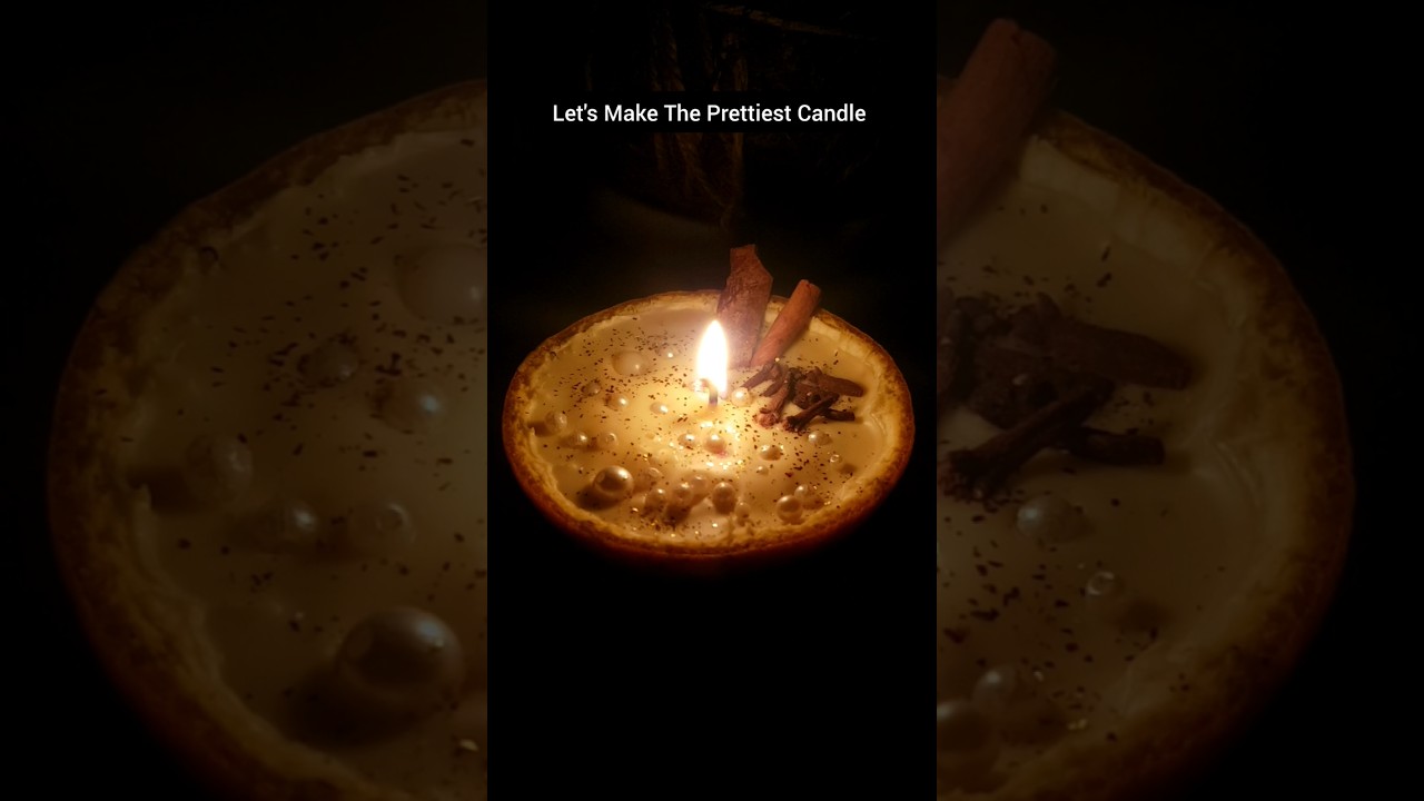 Самая красивая свеча на свете 💕 