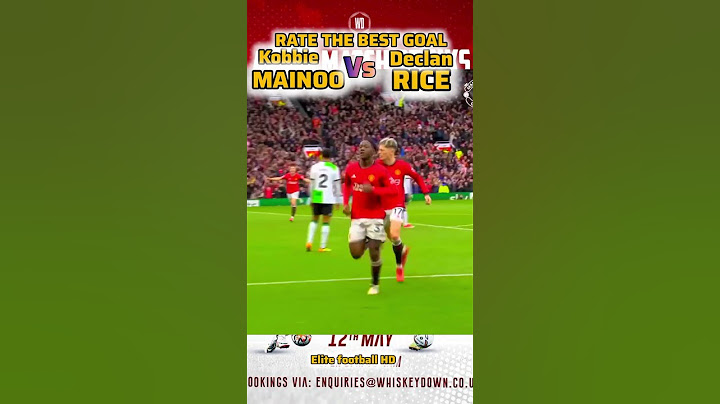 Kobbie Mainoo and Declan Rice VOTE THE BEST GOAL 🤯 | Man Utd - Arsenal | Highlights #premierleague
