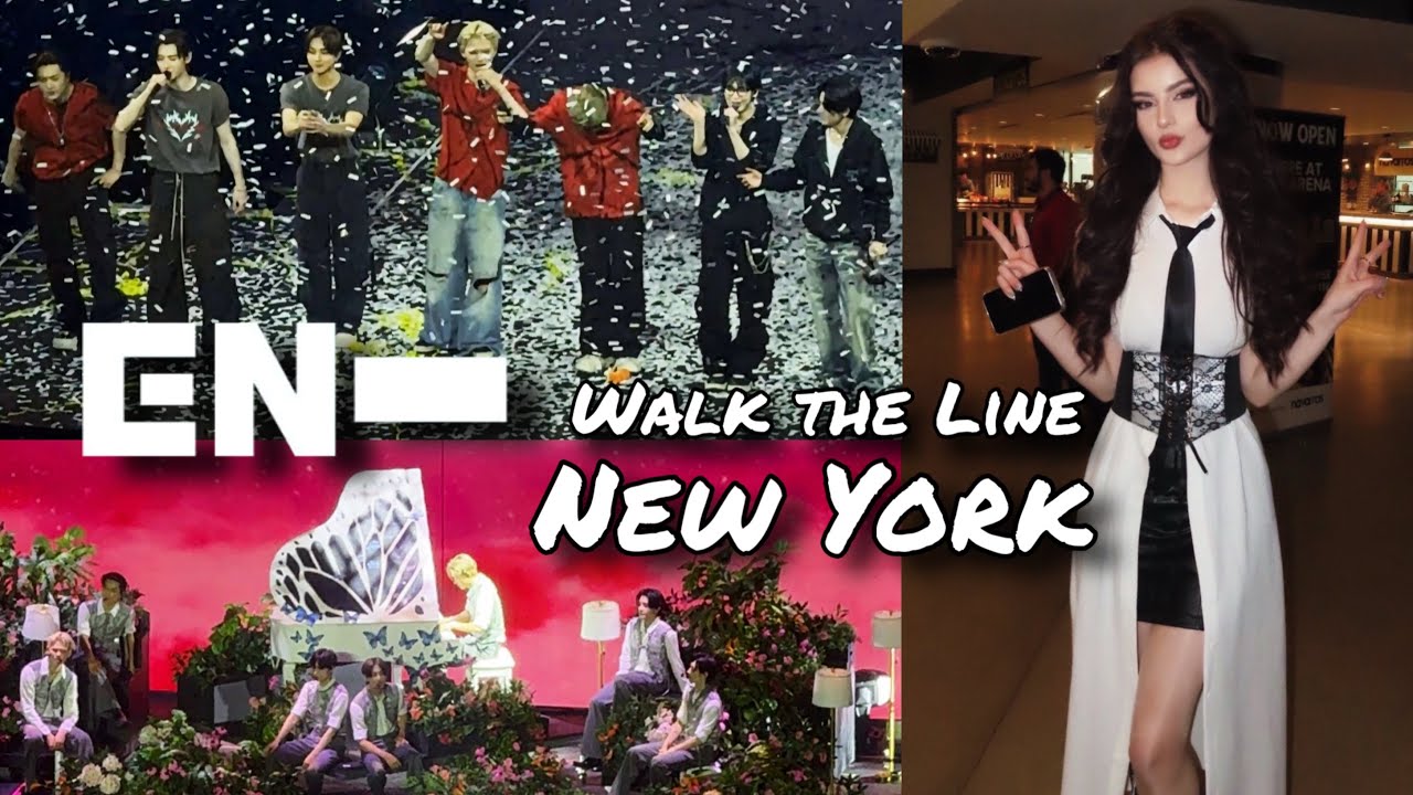 Enhypen Vlog | Walk the Line in New York UBS arena 2025