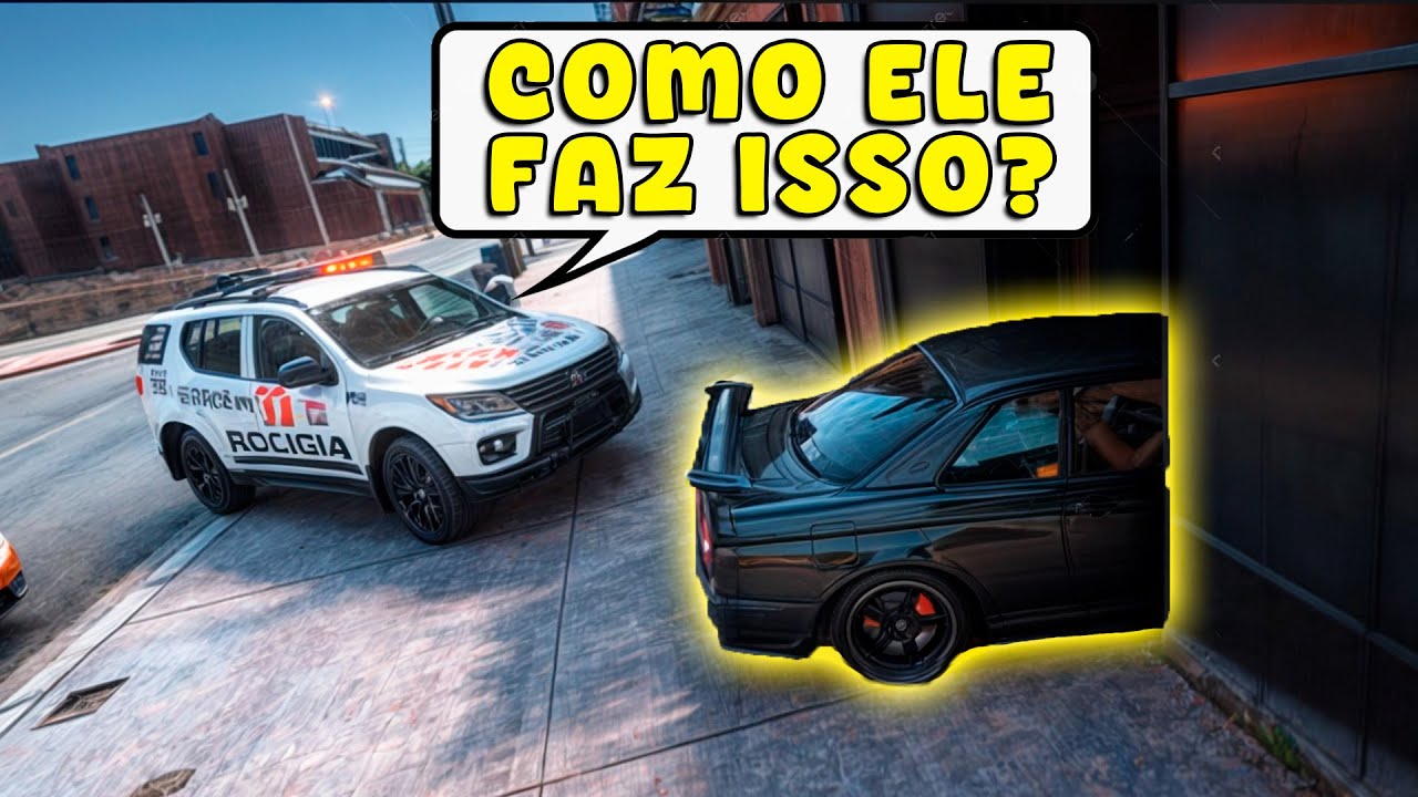 DEI FUGA ATRAVESSANDO A PAREDE NO GTA RP