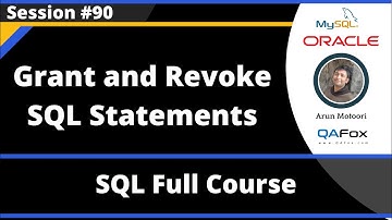 SQL - Part 90 - Grant and Revoke SQL Statements