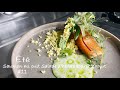 【前菜】銀聖サーモンのミキュイとハーブサラダ ヨーグルトソースの作り方 Saumon mi cuit Salade d'herbes source Yaourt #11.