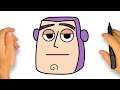 Como Desenhar o Buzz Lightyear | Passo a Passo Simples e Fácil