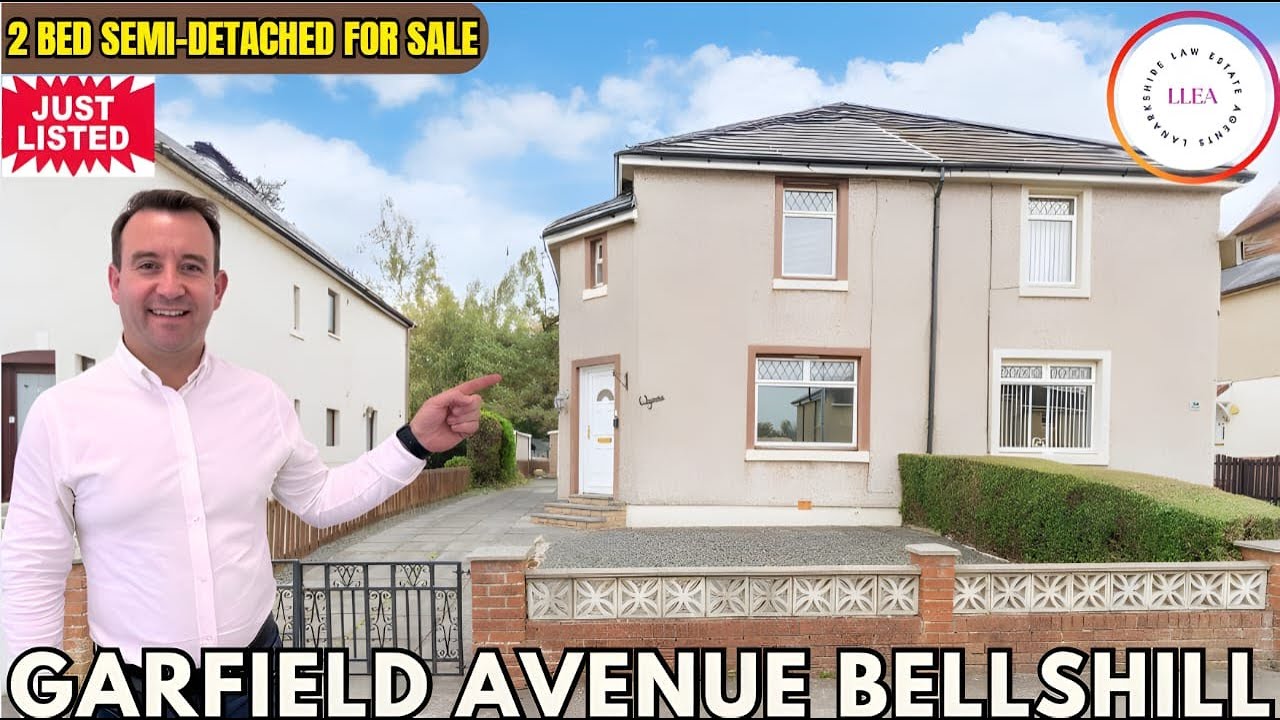 2 Bedroom Semi-Detached House for Sale in Bellshill | Garfield Avenue Property Tour