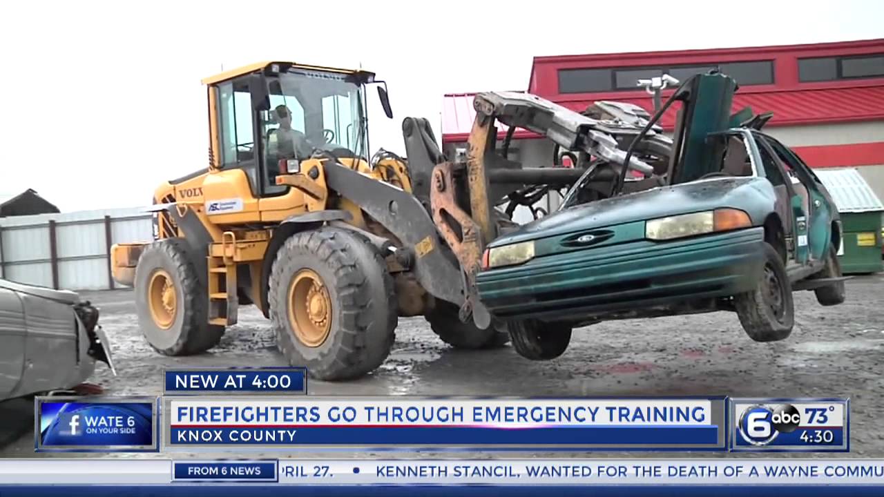 Rural Metro Firefighters - Continued Education/Training at Pull-A-Part