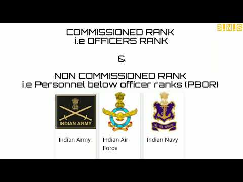 Equivalent Ranks In Indian Army,Navy Air ForceCommissioned Non-CommissionedHierarchy Explained