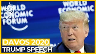 Davos 2020: Trump praises US economy - live speech and analysis