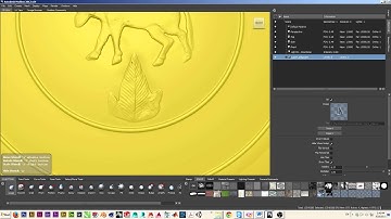 Vector displacement maps in Mudbox