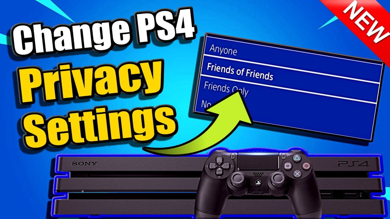 Dekoration sindsyg beskydning How to Change PS4 Privacy Settings + Recommended Settings! (PS4 Tips &  Tricks) - YouTube