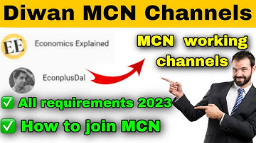 How to join diwan mcn 2023 | all requirements for diwan Mcn