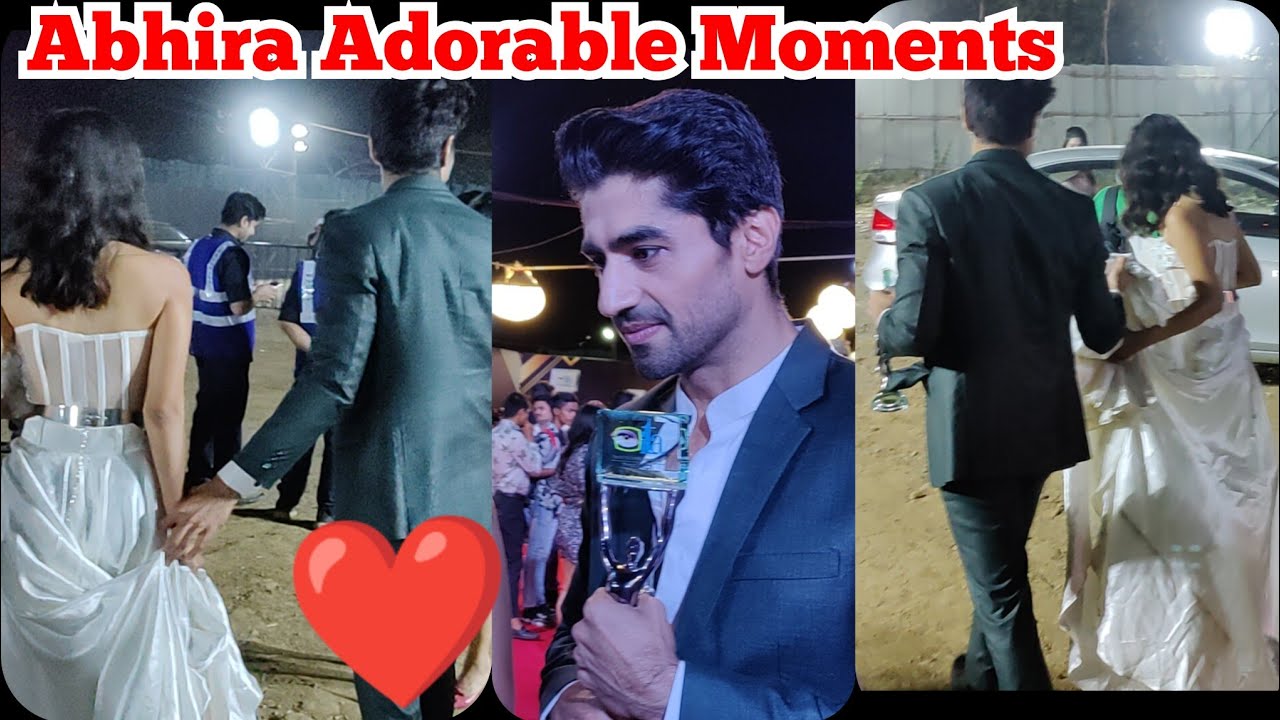 Watch Lovely Moments of Abhira  Harshad Chopda जब Pranali Rathod का पल्लू उठाते है | Harshali | love