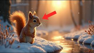 Dawn Rescue The Little Squirrel Who Braved the Winter Storm