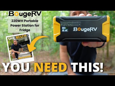 🔋 RVing Game-Changer! ⚡ BougeRV Power Station for Fridge – Full