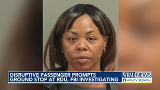 NC: Disruptive passenger promts ground stop at RDU, FBI investigating